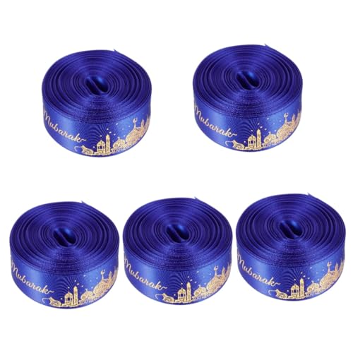 DOITOOL 5 Sätze Ramadan Geschenkverpackungsband Yards Breites Dekorationsband Für Festliche Anlässe Für Diy Bastelprojekte Und Ramadan Feiern Luxuriöses Und Ansprechendes 2 Stücke * 5 DOITOOL 5 Sätze Ramadan Geschenkverpackungsband Yards Breites Dekorationsband Für Festliche Anlässe Für Diy Bastelprojekte Und Ramadan Feiern Luxuriöses Und Ansprechendes 2 Stücke * 5 von DOITOOL