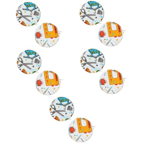 DOITOOL 5 Sätze Retractable Schneidermaßband Weiches Langlebiges Maßband Für Kleidung Nähen Und Handwerk Für Zuhause Und Büro 2 Stück * 5 von DOITOOL