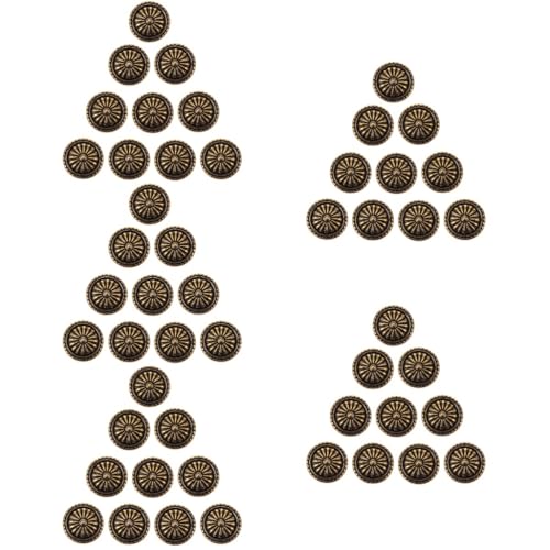 DOITOOL 5 Sätze Retro -style -tasten Nähen Antiquität Ersatz Europäischer Metallknopf Im Europäischen Stil Mäntel Knöpfe Anzugknöpfe Vintage-nähknöpfe Mantelknöpfe Legierung 10 Stück * 5 von DOITOOL