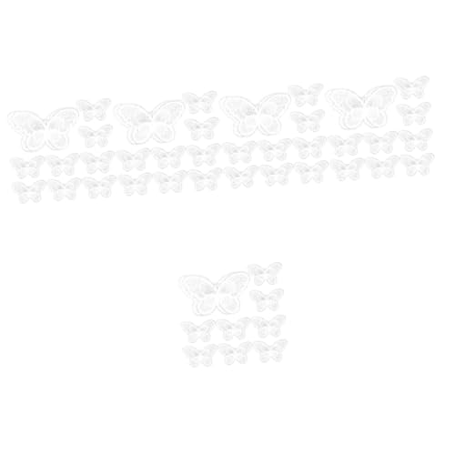 DOITOOL 5 Sätze Schmetterling Stoffaufnäher Diy Patches Zur Dekoration Von Kleidung Und Taschen Langlebig Und Vielseitig Einsetzbar Für Kreative Bastelprojekte 10 Stück * 5 von DOITOOL