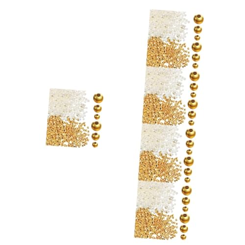 DOITOOL 5 Sätze Schmuckperlen Und Mischperlen Für Armband Und Halskettenherstellung Goldperlen Und Mischperlen 900 Stück * 5 von DOITOOL