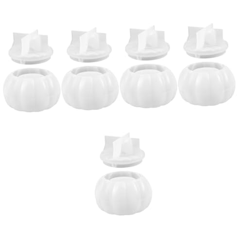 DOITOOL 5 Sätze Silikon Kürbis Aufbewahrungsbehälter Form Mit Deckel Halloween Gießform Für Süße Snacks Und Schmuck Praktische Silikonformen Für Diy Projekte 2 Stück * 5 von DOITOOL