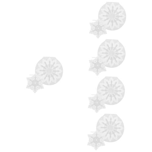 DOITOOL 5 Sätze Silikonform Für Weihnachtsdeko Schneeflocken Gießform Flexiblem Langlebigem Silikon Für Diy Bastelarbeiten Und Winterliche Ornamente 2 Stücke * 5 von DOITOOL