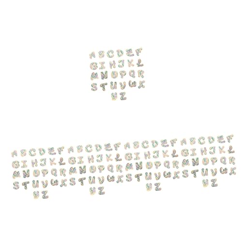 DOITOOL 5 Sätze Teiliges Alphabet Patches Für Kleidung Aufbügelbare Flicken Für Diy Textilgestaltung Bunte Buchstaben Applikationen Für Kreative Reparaturen Und Dekorationen 26 Stück * 5 von DOITOOL