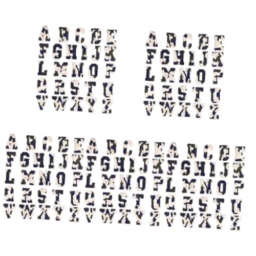 DOITOOL 5 Sätze Teiliges Dekorative Buchstaben Patches Zum Aufbügeln Diy Englische Buchstaben Für Kleidung Taschen Und Mehr Strapazierfähige Aufnäher Für Kreative 26 Stücke * 5 von DOITOOL