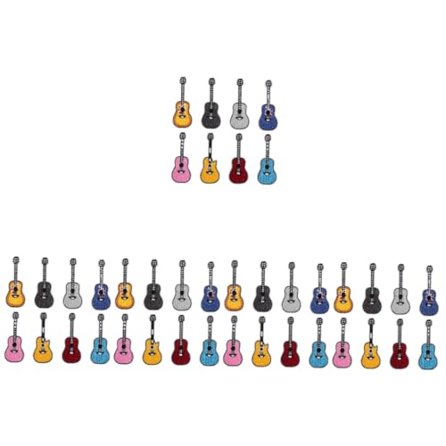 DOITOOL 5 Sätze Teiliges Farbige Gitarren Patches Für Kleidung Dekorative Applikationen Für Jeans Taschen Und Handarbeiten Zum Abdecken Von Löchern Verschönerung Von Outfits 8 Stück * 5 von DOITOOL
