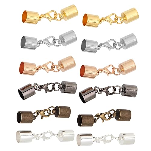 DOITOOL 5 Sätze Teiliges Metall Lobster Clips Für Diy Schmuck Und Armbandverschlüsse Für Schlüsselanhänger Und Bastelprojekte 60 Stück * 5 von DOITOOL
