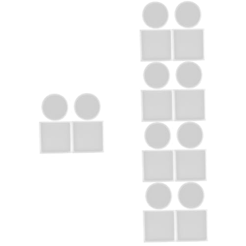 DOITOOL 5 Sätze Teiliges Untersetzer Gießform Wiederverwendbare Epoxidharz Schablonen Für Diy Tassenuntersetzer Runde Und Quadratische Formen Für Zuhause Und Büro 4 Stücke * 5 DOITOOL 5 Sätze Teiliges Untersetzer Gießform Wiederverwendbare Epoxidharz Schablonen Für Diy Tassenuntersetzer Runde Und Quadratische Formen Für Zuhause Und Büro 4 Stücke * 5 von DOITOOL