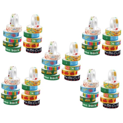 DOITOOL 5 Sätze Transparente Washi Tapes Für Diy Scrapbooking Und Dekoration Vielseitige Selbstklebende Klebebänder Mit Feinen Mustern Für Projekte Und Schulmaterialien 12 Rollen * 5 DOITOOL 5 Sätze Transparente Washi Tapes Für Diy Scrapbooking Und Dekoration Vielseitige Selbstklebende Klebebänder Mit Feinen Mustern Für Projekte Und Schulmaterialien 12 Rollen * 5 von DOITOOL