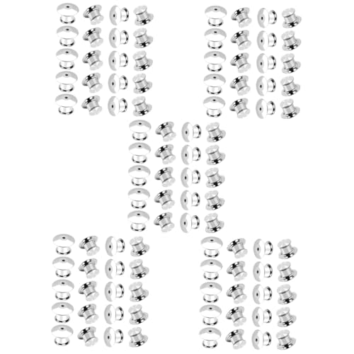 DOITOOL 5 Sätze Verriegelungs Pins Für Anstecker Abnehmbare Und Verstellbare Metall Pin Für Broschen Badges Und Schmuckherstellung 20 Stück * 5 DOITOOL 5 Sätze Verriegelungs Pins Für Anstecker Abnehmbare Und Verstellbare Metall Pin Für Broschen Badges Und Schmuckherstellung 20 Stück * 5 von DOITOOL