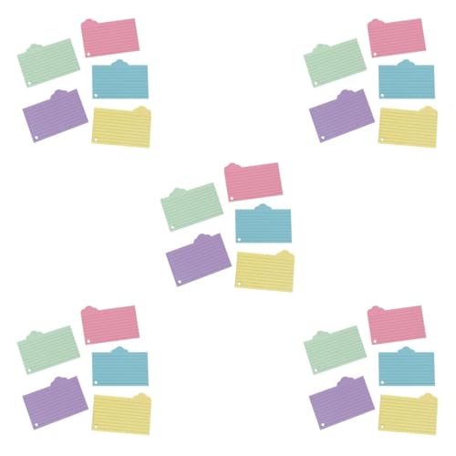 DOITOOL 5 Sätze Vokabelheft Aus Notizpapier Farbe Flashcard Leere Karten Materialien Mit Index Klebrig Studenten Farbig Lernen Revision Karteikarte Bunt Rosa Wolke Memo 125 Blätter * 5 DOITOOL 5 Sätze Vokabelheft Aus Notizpapier Farbe Flashcard Leere Karten Materialien Mit Index Klebrig Studenten Farbig Lernen Revision Karteikarte Bunt Rosa Wolke Memo 125 Blätter * 5 von DOITOOL