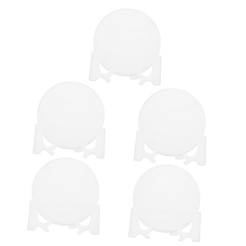 DOITOOL 5 Sets Baseball Fotorahmen Form DIY Formen Display Ständer Form Rahmenformen Fondant Baseball Basen Bilderrahmen Baseball Förmige Fotorahmen Form Weißes Kieselgel von DOITOOL