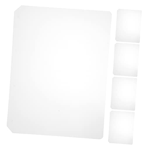 DOITOOL 5 Stück A4 Partition Board Binder-trennlasche Notebook-registerkarte Indexteiler Binder Bindemitteltrenner Teilen Der Registerkarten Klare Trennwände Tab-teiler Transparent Pp von DOITOOL