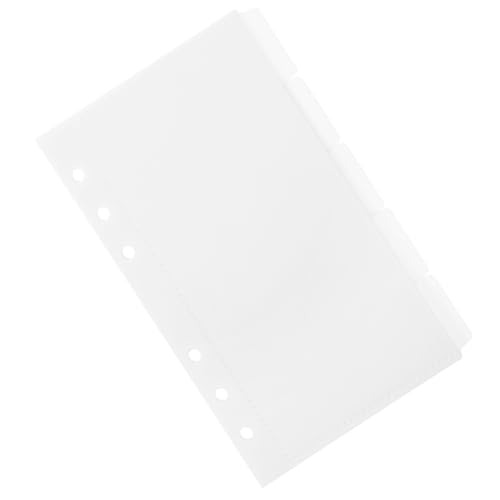 DOITOOL 5 Stück Budget Einsätze Wiederverwendbare Geldfächer für Haushaltsbuch Flexibel Einsetzbar im Budgetordner Mit Vorgebohrten Löchern für Einfache Handhabung von DOITOOL
