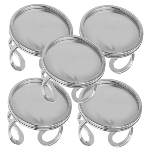 DOITOOL 5 Stück DIY-Ring Leerzeichen Ringmaß fit Monteur Größe klein edelstahlringe schmuckherstellung Schmuckzubehör Schmuckdesign Basis für Ring Zubehör für Fingerringe Rostfreier Stahl DOITOOL 5 Stück DIY-Ring Leerzeichen Ringmaß fit Monteur Größe klein edelstahlringe schmuckherstellung Schmuckzubehör Schmuckdesign Basis für Ring Zubehör für Fingerringe Rostfreier Stahl von DOITOOL