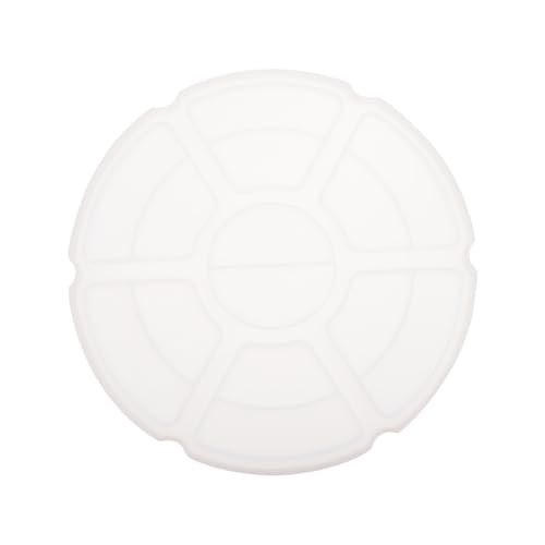 DOITOOL 5 Stück Flexibles Silikonform Tablett mit Fächern DIY Bastelzubehör für Pigmenttray Herstellung Glatte Oberfläche Einfach zu Reinigen und Entformen für Epoxidharz und von DOITOOL