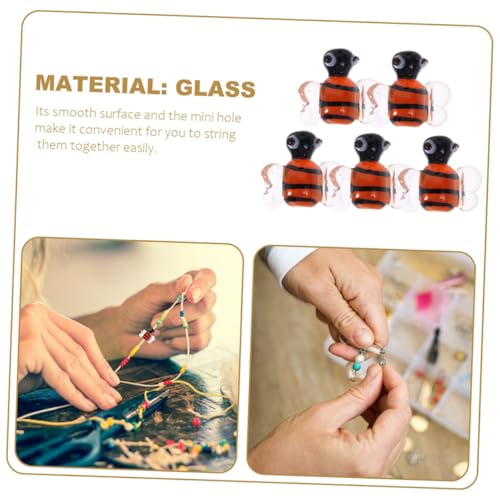 DOITOOL 5 Stück Glas Bienen Charms Bienenschmuck Zubehör für Halsketten Armbänder Ohrringe DIY Schmuckherstellung Basteln Anhänger für Frauen DOITOOL 5 Stück Glas Bienen Charms Bienenschmuck Zubehör für Halsketten Armbänder Ohrringe DIY Schmuckherstellung Basteln Anhänger für Frauen von DOITOOL