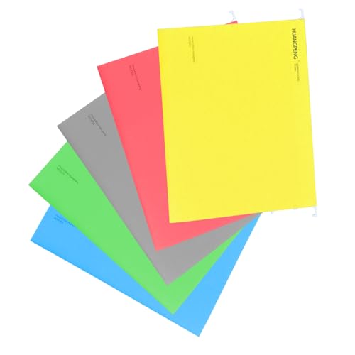 DOITOOL 5 Stück Hängen Ordner Büro Inhaber Hängemappen Organisatoren Desktop schreibtisch organisation office supplies cartape mappen ordner Metallklammer zum Aufhängen Dateiordner Papier von DOITOOL