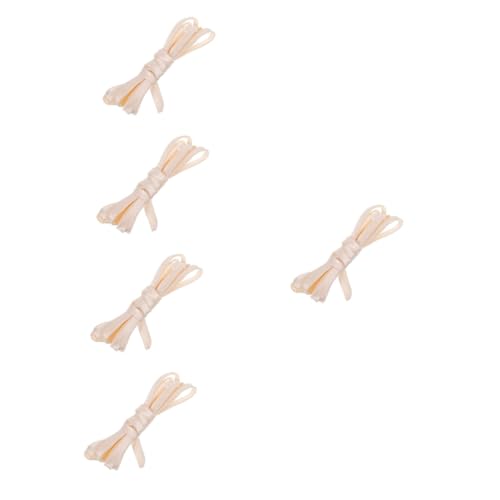 DOITOOL 5 Stück Hochzeitszubehör Zurück Kleider Chiffon elegant einstellbar Satinband Brautkleid Zubehör Hochzeitskleid Schleife Kleid mit Krawatte hinten Kleidungszubehör Stoff von DOITOOL