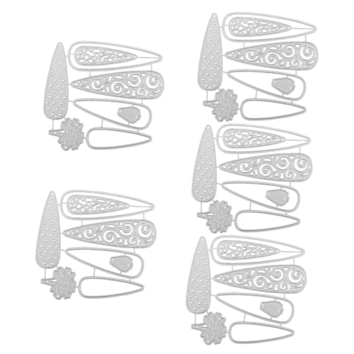 DOITOOL 5 Stück Karotten Cutting die Schneidemuster für DIY Karten Scrapbooking und Handwerk Wiederverwendbare Stanzform für Präzise Designs und Einfache von DOITOOL