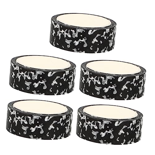 DOITOOL 5 Stück Klebeband mit Kuhmuster Selbstklebendes Dekoratives Tape für Scrapbooking Tagebuch Dekoration und DIY Projekte Langlebig und Einfach zu Entfernen von DOITOOL