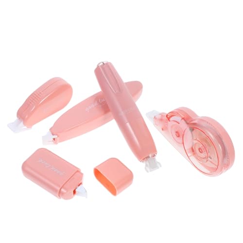 DOITOOL 5 Stück Korrekturgürtelanzug Buchen Sie White Out Tape Journal-korrekturband Notieren Sie Löschband Korrekturband Drücken Journal White Out Tape Schulband Schreibwaren Rosa Plastik DOITOOL 5 Stück Korrekturgürtelanzug Buchen Sie White Out Tape Journal-korrekturband Notieren Sie Löschband Korrekturband Drücken Journal White Out Tape Schulband Schreibwaren Rosa Plastik von DOITOOL