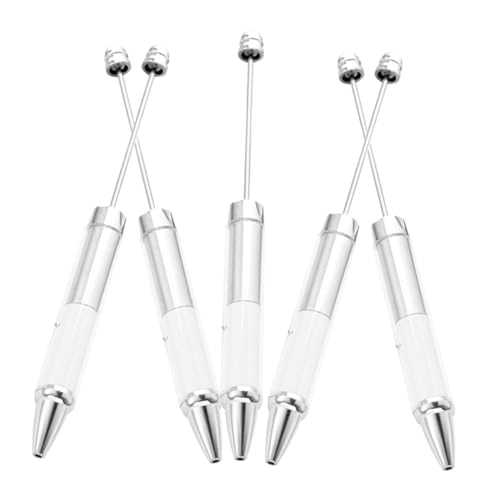 DOITOOL 5 Stück Kugelschreiber Form Ball Perlenstift Haushalt Stift Schreiben von Stiften Stift für Stift zum Schreiben Perlen Stifte süße Schreibwaren Bastelstifte Plastik von DOITOOL