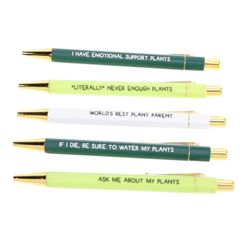 DOITOOL 5 Stück Kugelschreiber-set -kugelschreiber Für Partys Kugelschreiber Mit Feiner Spitze Tintenstifte Schreibstifte Zum Journaling Lustige Stifte Lustige Arbeitsstifte Plastik von DOITOOL