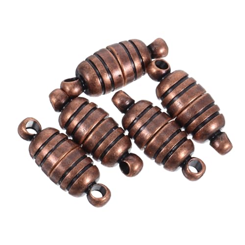 DOITOOL 5 Stück Kupfer Schmuckverschluss Vintage Muster Armband Verschluss DIY Charm Holder Necklace Schmuckzubehör für Individuelle Armbänder und Halsketten DOITOOL 5 Stück Kupfer Schmuckverschluss Vintage Muster Armband Verschluss DIY Charm Holder Necklace Schmuckzubehör für Individuelle Armbänder und Halsketten von DOITOOL