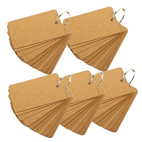 DOITOOL 5 Stück Lernkarten aus Dickem Karton für Notizen und Gedächtnistraining Leere Karteikarten für Lehrer und Schüler und Handlich Kraftpapier DOITOOL 5 Stück Lernkarten aus Dickem Karton für Notizen und Gedächtnistraining Leere Karteikarten für Lehrer und Schüler und Handlich Kraftpapier von DOITOOL
