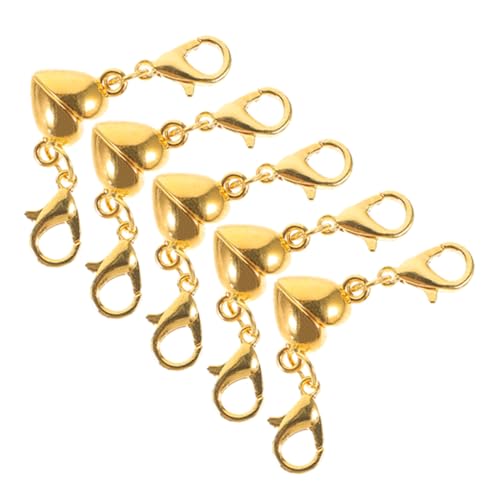 DOITOOL 5 Stück Magnetische Herzform Verschlüsse für DIY Schmuck Armband und Halskette Kupferlegierung Magnetverschluss für Schmuckherstellung Einfach zu Verbinden Verwenden DOITOOL 5 Stück Magnetische Herzform Verschlüsse für DIY Schmuck Armband und Halskette Kupferlegierung Magnetverschluss für Schmuckherstellung Einfach zu Verbinden Verwenden von DOITOOL
