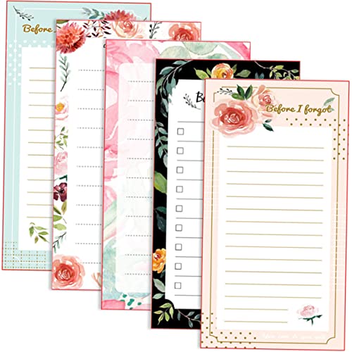 DOITOOL 5 Stück Magnetische Notizblöcke Kreative Einkaufslisten Notizblätter für Kühlschrank Abreißbare Memo Pads mit Magnet für Büro und Zuhause Praktische Einkaufs und Aufgabenlisten DOITOOL 5 Stück Magnetische Notizblöcke Kreative Einkaufslisten Notizblätter für Kühlschrank Abreißbare Memo Pads mit Magnet für Büro und Zuhause Praktische Einkaufs und Aufgabenlisten von DOITOOL