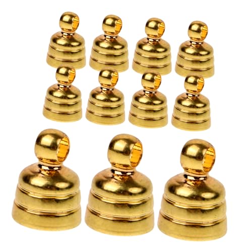 DOITOOL 5 Stück Magnetschnalle Halskette Verschlüsse Schließungen Für Schmuck Schließe Magnetischer Diy-verschluss Armbandanschluss Magnetverschluss Selber Machen Golden Kupfer von DOITOOL