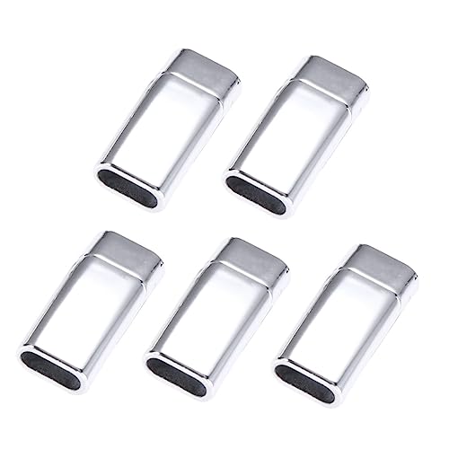 DOITOOL 5 Stück Magnetverschluss für Armbänder Sichere und Langlebige Verschlüsse für DIY Projekte Silber DOITOOL 5 Stück Magnetverschluss für Armbänder Sichere und Langlebige Verschlüsse für DIY Projekte Silber von DOITOOL