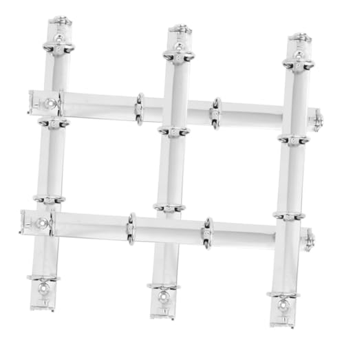 DOITOOL 5 Stück Metallbinder Teleskopbinder Binder Notebook Smarter Ringordner expandierbarer Binder flexibles Bindemittel Ringbuchmechaniken Buchbindesets Eisen Silber von DOITOOL