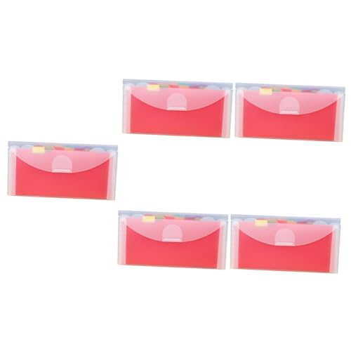 DOITOOL 5 Stück Multi Pocket Fächerordner aus Strapazierfähigem Dokumentenorganizer für Büro Schule und Zuhause Tragbar Fächer zur Effizienten Ablage von Unterlagen DOITOOL 5 Stück Multi Pocket Fächerordner aus Strapazierfähigem Dokumentenorganizer für Büro Schule und Zuhause Tragbar Fächer zur Effizienten Ablage von Unterlagen von DOITOOL