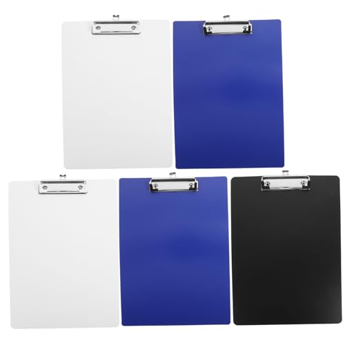 DOITOOL 5 Stück Notizblockhalter Klemmbrett Zufällige Farbe DOITOOL 5 Stück Notizblockhalter Klemmbrett Zufällige Farbe von DOITOOL
