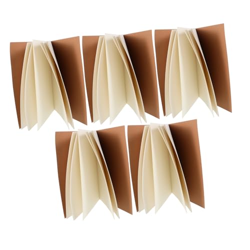 DOITOOL 5 Stück Notizbuch Skizzenblöcke Notebook -Papier Hefte für die Schule Sketch Notebook ästhetische Journalversorgung Zeitschrift leere Seiten Skizzenbuch Light Brown DOITOOL 5 Stück Notizbuch Skizzenblöcke Notebook -Papier Hefte für die Schule Sketch Notebook ästhetische Journalversorgung Zeitschrift leere Seiten Skizzenbuch Light Brown von DOITOOL