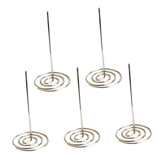 DOITOOL 5 Stück Notizordner Notizhalterspitze Quittungshalter Spike Inhaber Geschäft belege aufbewahrung Beleghalter Kassenbonhalter aus Edelstahl Quittungsbrecher Rostfreier Stahl Silver DOITOOL 5 Stück Notizordner Notizhalterspitze Quittungshalter Spike Inhaber Geschäft belege aufbewahrung Beleghalter Kassenbonhalter aus Edelstahl Quittungsbrecher Rostfreier Stahl Silver von DOITOOL