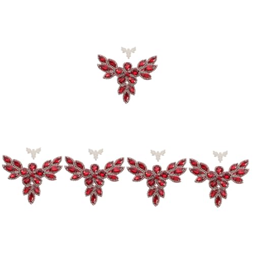 DOITOOL 5 Stück Schuhblume Aus Strass Bestickt Stoff Flicken Aufnähen Flecken Patch Flicken Aufbügeln Dekorative Kleidung Kleiderflicken Kleidungsstück Applikation Rot Strasssteine DOITOOL 5 Stück Schuhblume Aus Strass Bestickt Stoff Flicken Aufnähen Flecken Patch Flicken Aufbügeln Dekorative Kleidung Kleiderflicken Kleidungsstück Applikation Rot Strasssteine von DOITOOL