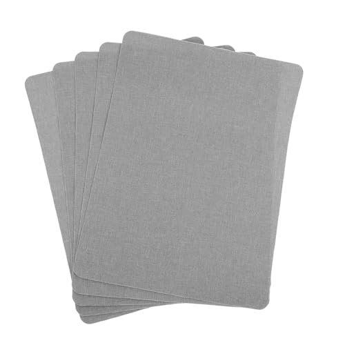 DOITOOL 5 Stück Selbstklebende Leinen Reparatur Patches Teilig Dunkelgrau Stark Haftend Atmungsaktiv Langlebig Vielseitig für Sofa Möbel Stuhl Bekleidung und Heimdekoration DOITOOL 5 Stück Selbstklebende Leinen Reparatur Patches Teilig Dunkelgrau Stark Haftend Atmungsaktiv Langlebig Vielseitig für Sofa Möbel Stuhl Bekleidung und Heimdekoration von DOITOOL