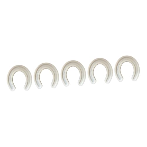 DOITOOL 5 Stück Silikonform Aroma Herstellung handwerk DIY formen Kerzenform hufeisenförmige Formen Seifenform Formen für Kerzen Kerzenwachsformen Form für DIY-Liebhaber Kieselgel Weiß von DOITOOL