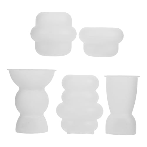 DOITOOL 5 Stück Silikonform Kerzenhalter Hitzebeständig Mehrschichtige Kreisform Stapelbar DIY Kerzenbasisform für Epoxidharz Gießen Dekoration Hochzeit Party Zuhause DOITOOL 5 Stück Silikonform Kerzenhalter Hitzebeständig Mehrschichtige Kreisform Stapelbar DIY Kerzenbasisform für Epoxidharz Gießen Dekoration Hochzeit Party Zuhause von DOITOOL