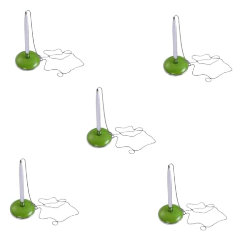 DOITOOL 5 Stück Stehender Kugelschreiber mit Kette Langlebiger Desktop Kugelschreiber für Bankschalter Reibungsloses Schreiben Langlebige Farbbeschichtung Attraktives Design Grüner DOITOOL 5 Stück Stehender Kugelschreiber mit Kette Langlebiger Desktop Kugelschreiber für Bankschalter Reibungsloses Schreiben Langlebige Farbbeschichtung Attraktives Design Grüner von DOITOOL
