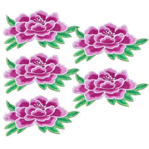 DOITOOL 5 Stück Stickstück bestickt Flicken für Kleidung sortiert Ausbessern von Flicken dekorativ Patch Flecken Kleiderflicken aufbügeln Taschenaufnäher Polyester Violett DOITOOL 5 Stück Stickstück bestickt Flicken für Kleidung sortiert Ausbessern von Flicken dekorativ Patch Flecken Kleiderflicken aufbügeln Taschenaufnäher Polyester Violett von DOITOOL