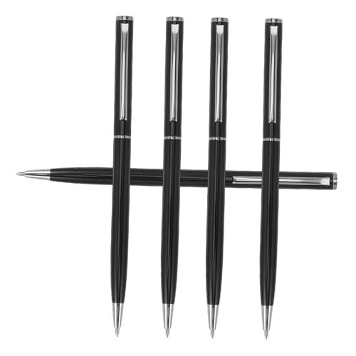 DOITOOL 5 Stück Teiliges Business Kugelschreiber Metall Kugelschreiber Drehbar Nachfüllbar Für Unterschriften und Notizen Elegantes Geschenkset Für Büro und Schule von DOITOOL