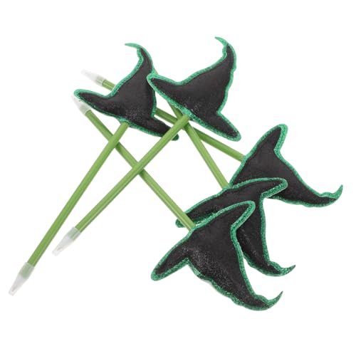 DOITOOL 5 Stück Teiliges Halloween Zauberer Kugelschreiber Kawaii Hexenhut Design Langlebige Schreibutensilien Glattes Schreiben als Schulbelohnung für Schüler von DOITOOL