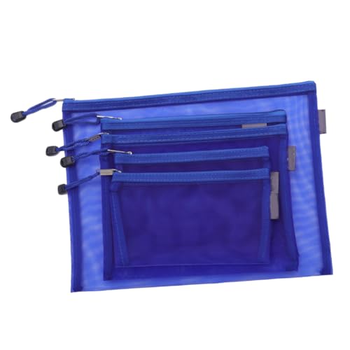 DOITOOL 5 Stück Teiliges Mesh Dokumententaschen mit Reißverschluss Transparente Langlebige Aufbewahrungsbeutel in Wiederverwendbar Portable Organizer für Büro und Schule DOITOOL 5 Stück Teiliges Mesh Dokumententaschen mit Reißverschluss Transparente Langlebige Aufbewahrungsbeutel in Wiederverwendbar Portable Organizer für Büro und Schule von DOITOOL