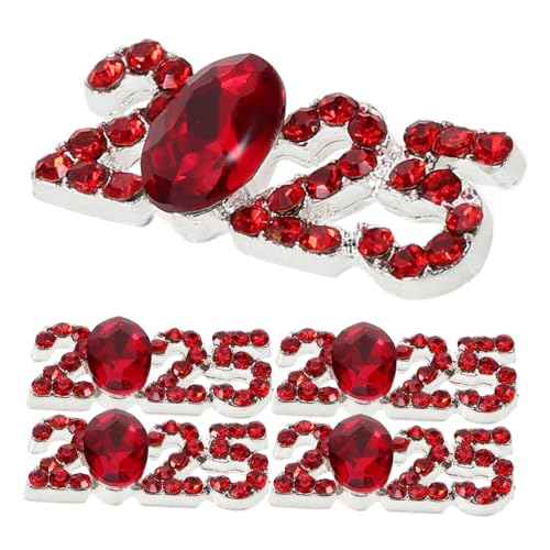 DOITOOL 5 Stück Teiliges Nail Charms aus Langlebiger Legierung mit Funkelnden Strasssteinen Modische Nail Art Dekoration für Frauen Vielseitig Einsetzbar für DIY Maniküre und Besondere von DOITOOL