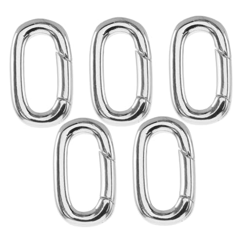 DOITOOL 5 Stück Teiliges Oval Karabiner Kupfer Schmuckverbinder mit Sicherem Verschluss Robust und Langlebig für Halsketten Armbänder Anhänger Diy Schmuckherstellung DOITOOL 5 Stück Teiliges Oval Karabiner Kupfer Schmuckverbinder mit Sicherem Verschluss Robust und Langlebig für Halsketten Armbänder Anhänger Diy Schmuckherstellung von DOITOOL